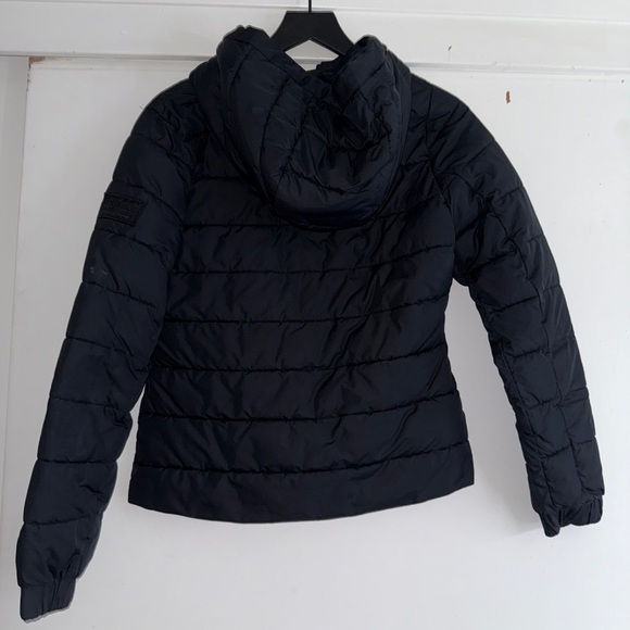 Hollister Black Puffer Jacket - Picture 3 of 3